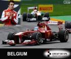Fernando Alonso - Ferrari - 2013 Belçika Grand Prix, sınıflandırılmış 2º